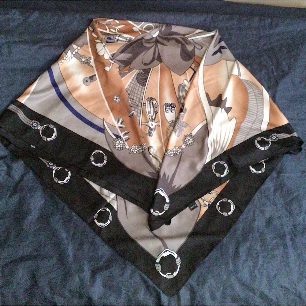 Contemporary Square Silk Scarf